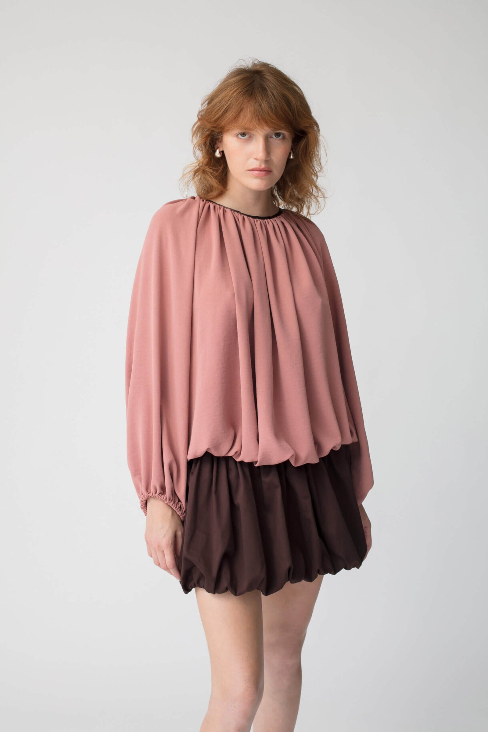 Ruched Moon Blouse